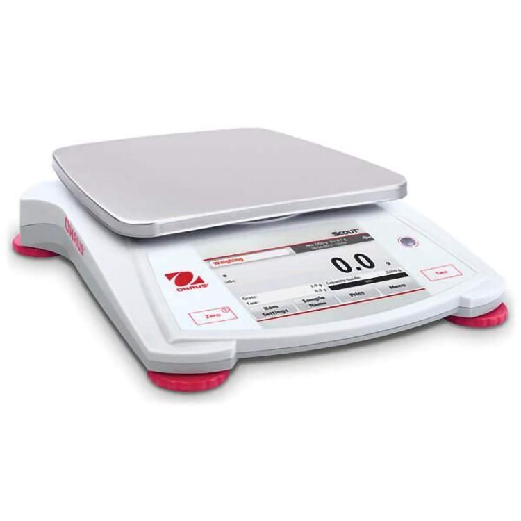 PORTABLE BALANCES SCOUT? STX  High-Performance Portable Balances with Intuitive Touchscreens for High Accuracy and Productivity