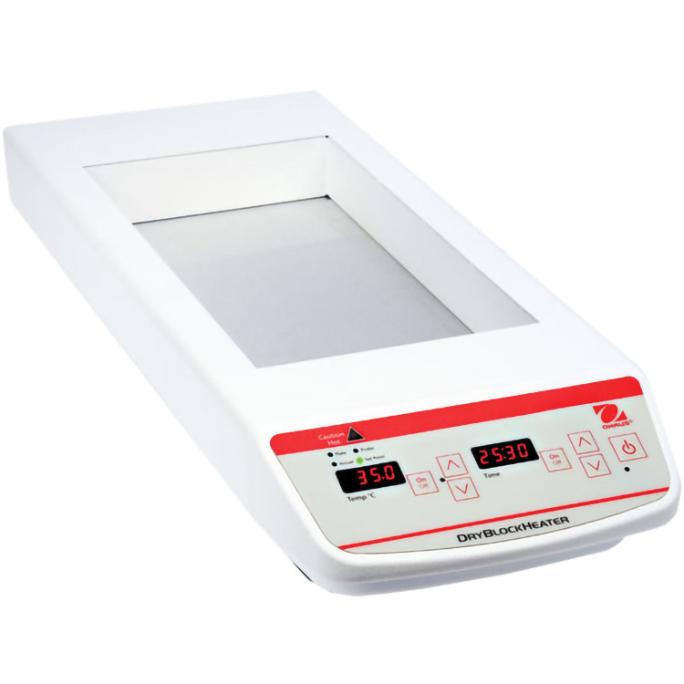 OHAUS 6 BLOCK DRY BLOCK HEATERS Process more samples with large capacity block heaters that deliver precise, reliable results