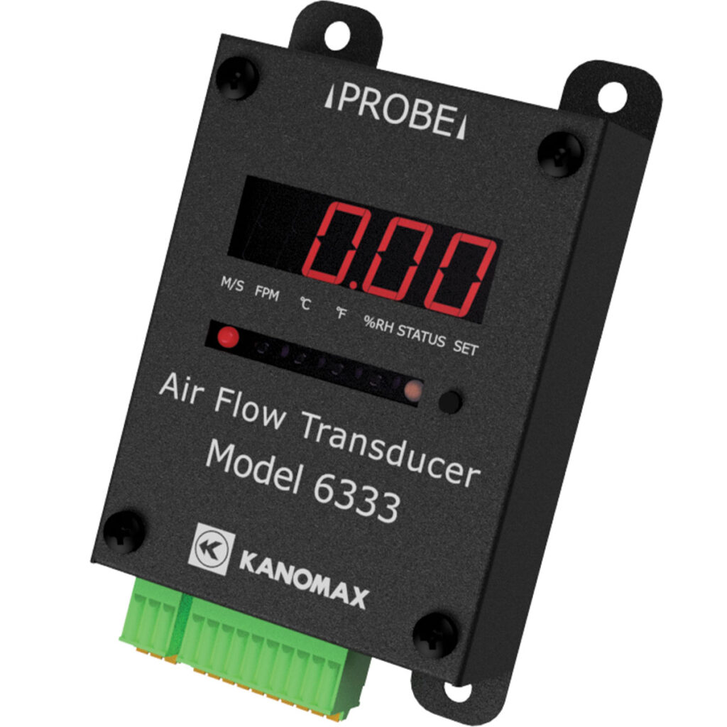 kanomax AIRFLOW TRANSDUCER – MODEL 6333